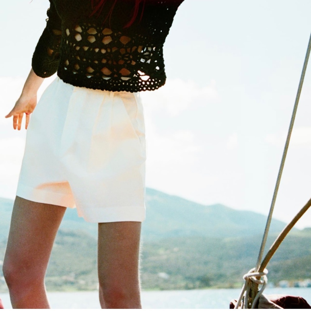 Zara White Shorts